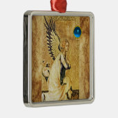 ANNUNCIATION ANGEL Blue Sapphire Metalen Ornament (Rechts)