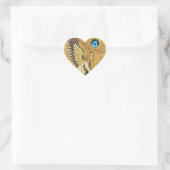 ANNUNCIATION ANGEL Heart Monogram Hart Sticker (Tas)