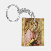 ANNUNCIATION ANGEL MONOGRAM, Blue Sapphire Sleutelhanger (Voorkant Links)