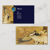 ANNUNCIATION ANGEL MONOGRAM, Blue Sapphire Visitekaartje (Voorkant / Achterkant)