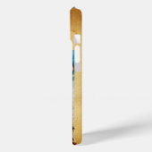 ANNUNCIATION ANGEL MONOGRAM, bruin perkament Case-Mate iPhone Case (Achterkant / Links)