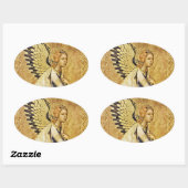 ANNUNCIATION ANGEL Monogram Ovale Sticker (Vel)