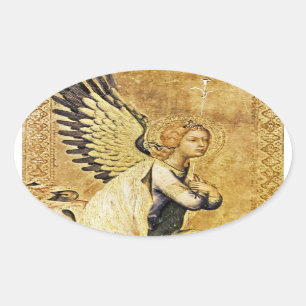 ANNUNCIATION ANGEL Monogram Ovale Sticker