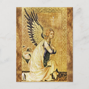 ANNUNCIATION ANGEL Parchment Briefkaart