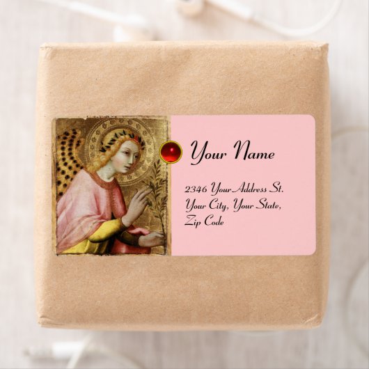 ANNUNCIATION ANGEL, Red Ruby Etiket (Insitu)