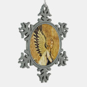 ANNUNCIATION ANGEL TIN SNEEUWVLOK ORNAMENT (Links)