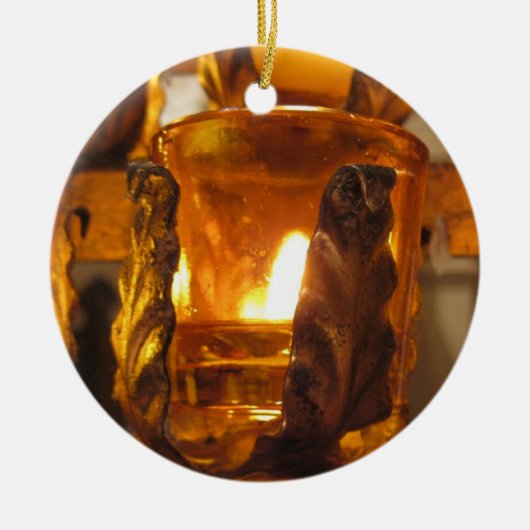 anoing van de zieke keramisch ornament (Voorkant)