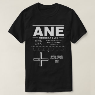 Anoka County Blaine Airport ANE USAA T-shirt