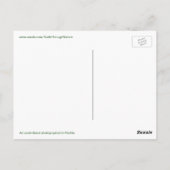 Anole Lizard en Floride Carte postale (Dos)