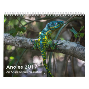 Anoles 2017 - An Anole Annals Production Kalender