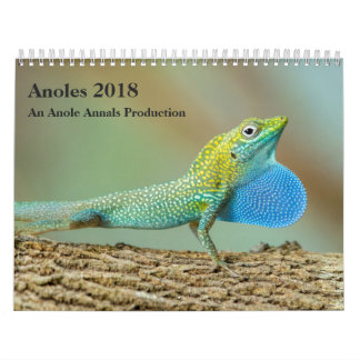 Anoles 2018 - An Anole Annals Production Kalender