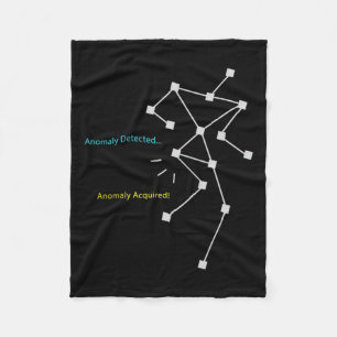 Anomalie Gedetecteerde SLS spookjacht - Funny Para Fleece Deken