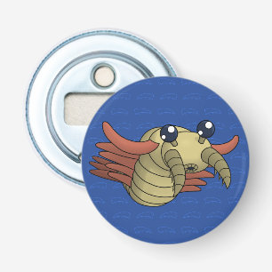 Anomalocaris - Ongebruikelijke garnaal Button Flesopener