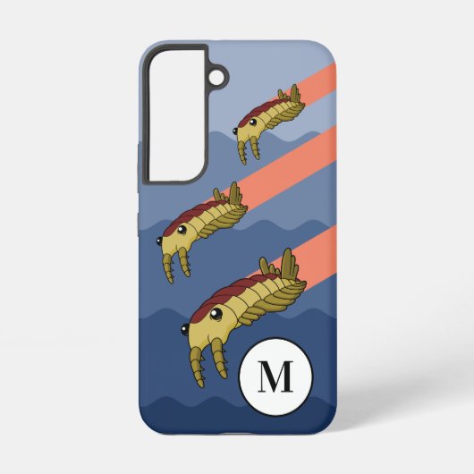 Anomalocaris Swarm - Aangepaste prehistorie Samsung Galaxy Hoesje (Achterkant)