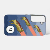 Anomalocaris Swarm - Aangepaste prehistorie Samsung Galaxy Hoesje (Achterkant horizontaal)