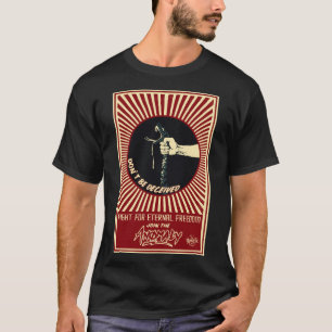 "Anomaly" van de fontein Mannen T-Shirt