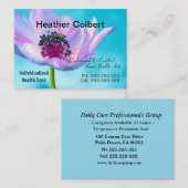 Anome Floral Caregier Carte de visite professionne (Devant / Derrière)