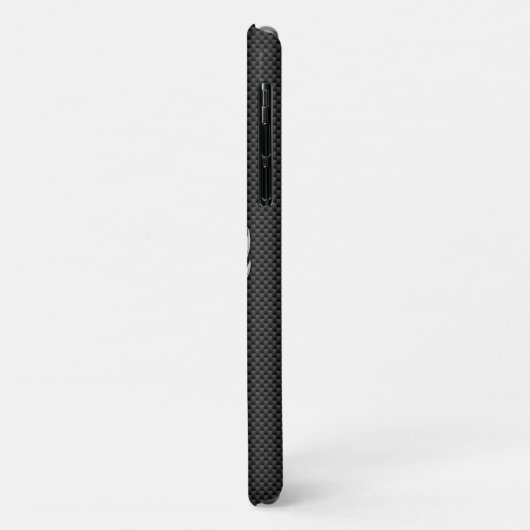 Anoniem Chroom op koolstofvezel Case-Mate iPhone Case (Achterkant/links)