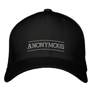 Anoniem geborduurd pet