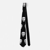 Anoniem gezichtsfeest stropdas (Voorkant)
