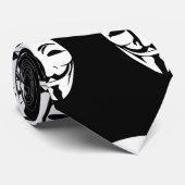Anoniem gezichtsfeest stropdas (Opgerold)