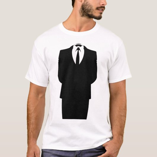 anoniem man t-shirt (Voorkant)