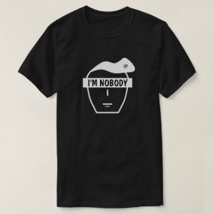 Anoniem Niemand Mysterieus Cartoon Gezicht T-shirt