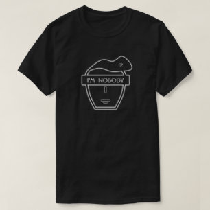 Anoniem Niemand Mysterieus Cartoon Gezicht T-shirt