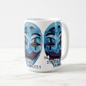 anoniem ontmaskerd koffiemok (Voorkant rechts)