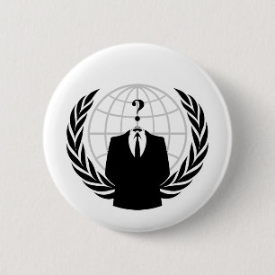 Anoniem patriottisme ronde button 5,7 cm