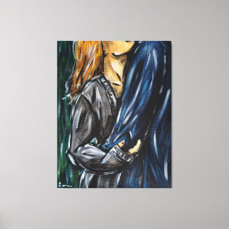 Anoniem tweetal 3 canvas afdruk