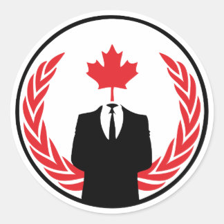 Anonieme Canadese Sticker