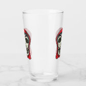 Anonieme Hacker Skull Glas (Rechts)