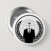 Anonieme internationale Button (Voorkant /achterkant)