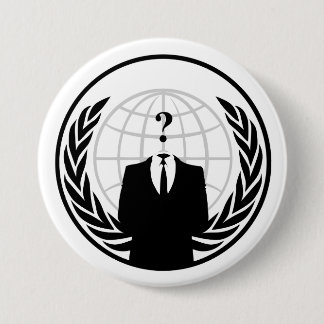 Anonieme internationale Button