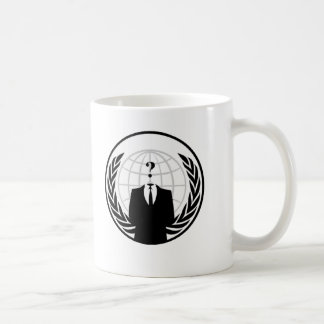 Anonieme internationale Logo Koffiemok