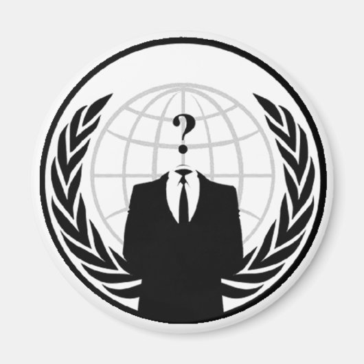 Anonieme internationale Logo Magneet (Voorkant)
