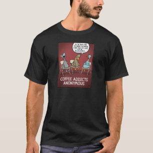 Anonieme koffie-drinkers t-shirt