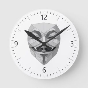 Anonieme origami ronde klok