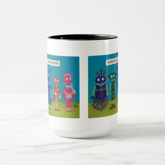 Anonieme overvallers mok (Midden)