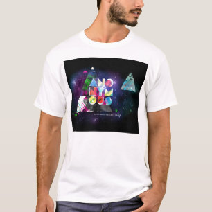 Anonieme piramide-kleur t-shirt