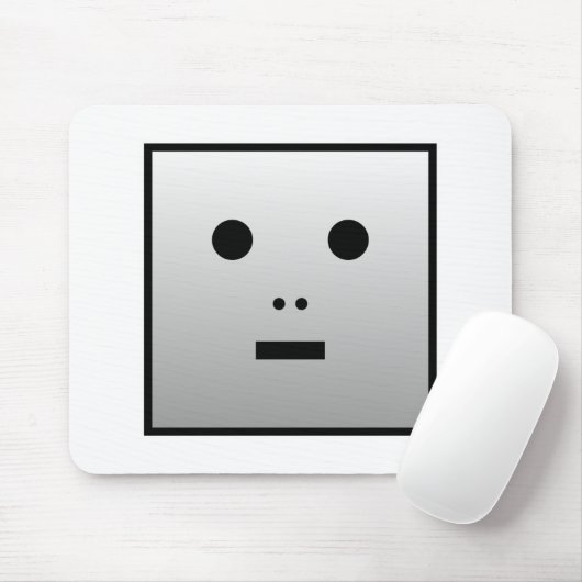 Anonieme Robot Muismat (Met muis)