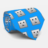 Anonieme Robot - Op Blauwe Stropdas (Opgerold)