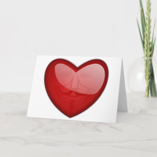 Anonieme Valentijn Feestdagen Kaart (Voorkant)