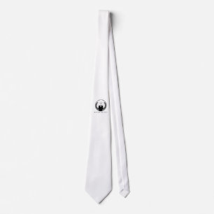 Anonieme witte Stropdas (logo)
