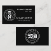 Anonieme zeehond visitekaartje (Voorkant / Achterkant)