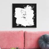 Anonimal 1 canvas afdruk (Insitu (Woonkamer))