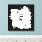 Anonimal 1 canvas afdruk (Insitu (Houten vloer))