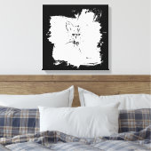 Anonimal 1 canvas afdruk (Insitu (Slaapkamer))