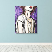 Anonimiteit 1 canvas afdruk (Insitu (Houten vloer))